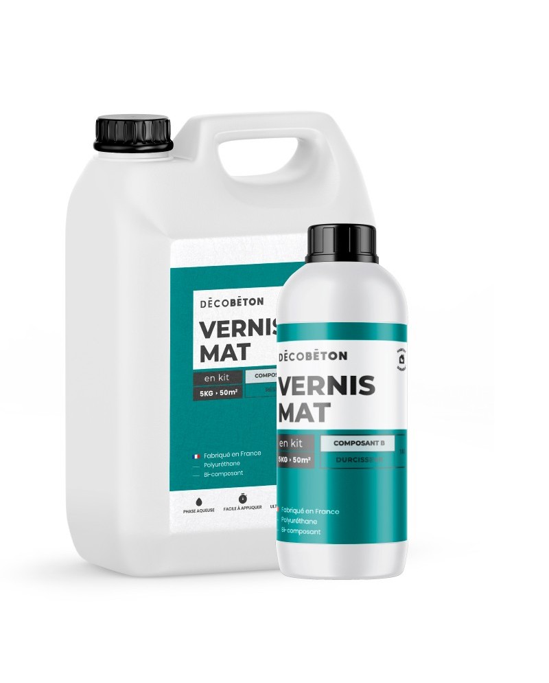 Vernis Polyuréthane Bi-composant Mat Haute Résistance | Matière à Création