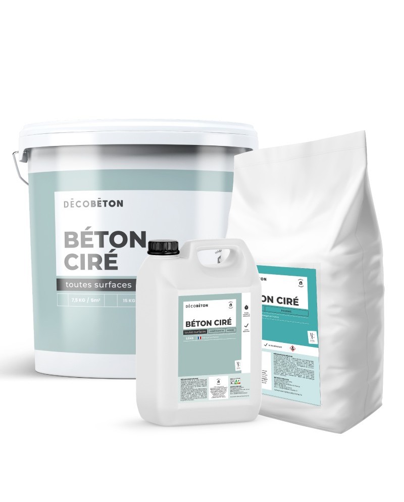 Béton Ciré Résine Minérale pour Sol & Mur - DECOBETON